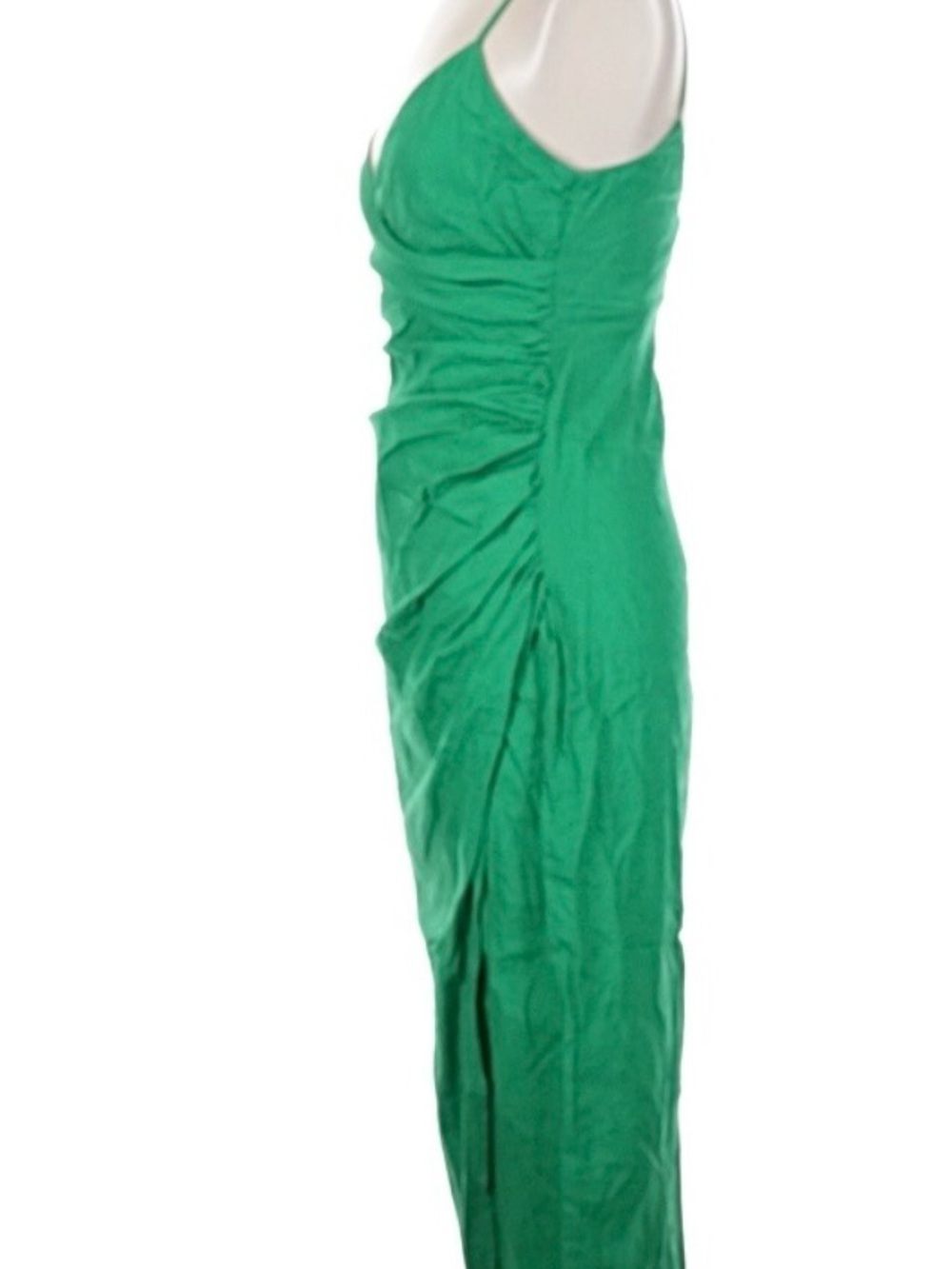 Zara Emerald Green Spaghetti-Strap Maxi Dress - Picture 6 of 6